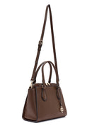 Woman Brown Long-Strap Classic Shoulder Bag | Derimod Woman Brown Long-Strap Classic Shoulder Bag | Derimod