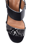 Kadın Kroko Detaylı Topuklu Ayakkabı | Derimod Kadın Kroko Detaylı Topuklu Ayakkabı | Derimod