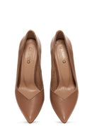 Kadın Pembe Deri Stiletto | Derimod Kadın Pembe Deri Stiletto | Derimod