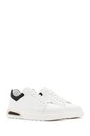 Men's White Thick Sole Lace Up Leather Sneaker | Derimod Men's White Thick Sole Lace Up Leather Sneaker | Derimod