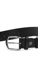 Men's Black Leather Belt | Derimod Men's Black Leather Belt | Derimod