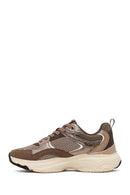 Kadın Bronz Bağcıklı Kalın Tabanlı Sneaker | Derimod Kadın Bronz Bağcıklı Kalın Tabanlı Sneaker | Derimod