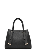 Women's Black Long Strap Casual Shoulder Bag | Derimod Women's Black Long Strap Casual Shoulder Bag | Derimod