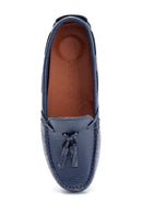 Kadın Püsküllü Deri Loafer | Derimod Kadın Püsküllü Deri Loafer | Derimod