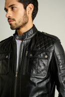 Turner Erkek Deri Ceket | Derimod Turner Erkek Deri Ceket | Derimod