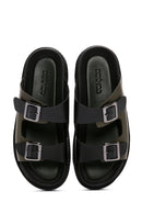 Erkek Siyah Deri Terlik | Derimod Erkek Siyah Deri Terlik | Derimod