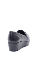 Women's Leather Tassel Detailed Wedge Heel Shoes | Derimod Women's Leather Tassel Detailed Wedge Heel Shoes | Derimod