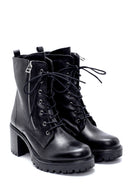 Women's Zipper Detailed Heeled Boots | Derimod Women's Zipper Detailed Heeled Boots | Derimod