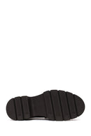 Kadın Kahverengi Kalın Tabanlı Süet Deri Maskülen Loafer | Derimod Kadın Kahverengi Kalın Tabanlı Süet Deri Maskülen Loafer | Derimod