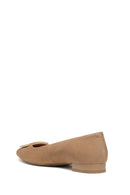 Geox Kadın Bej Charyssa Süet Deri Babet | Derimod Geox Kadın Bej Charyssa Süet Deri Babet | Derimod