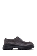 Men's Gray Suede Leather Casual Shoes | Derimod Men's Gray Suede Leather Casual Shoes | Derimod