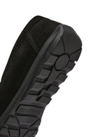 Erkek Siyah Süet Deri Casual Loafer | Derimod Erkek Siyah Süet Deri Casual Loafer | Derimod