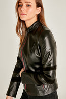 Caprı Kadın Deri Ceket | Derimod Caprı Kadın Deri Ceket | Derimod