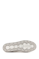 Geox Women's Beige Spherica Ecub-1 Lace-Up Leather Sneaker | Derimod Geox Women's Beige Spherica Ecub-1 Lace-Up Leather Sneaker | Derimod