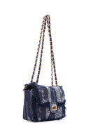 Women's Blue Long Strap Shoulder Bag | Derimod Women's Blue Long Strap Shoulder Bag | Derimod