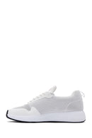 Derimod Zero Men's White Lace-Up Thick Sole Sneaker | Derimod Derimod Zero Men's White Lace-Up Thick Sole Sneaker | Derimod