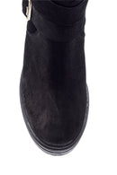 Women's Heeled Suede Leather Boots | Derimod Women's Heeled Suede Leather Boots | Derimod
