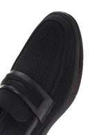 Men's Black Fabric Loafer | Derimod Men's Black Fabric Loafer | Derimod