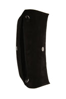 Black Suede Women's Leather Portfolio | Derimod Black Suede Women's Leather Portfolio | Derimod