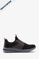 Skechers Erkek Siyah Delson 3.0 Sneaker | Derimod Skechers Erkek Siyah Delson 3.0 Sneaker | Derimod
