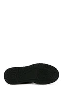 Men's Black Leather High Top Sneaker | Derimod Men's Black Leather High Top Sneaker | Derimod