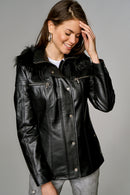 Veronica Kadın Deri Ceket | Derimod Veronica Kadın Deri Ceket | Derimod