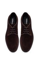 Men's Brown Lace-Up Suede Leather Casual Shoes | Derimod Men's Brown Lace-Up Suede Leather Casual Shoes | Derimod
