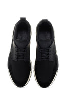 Men's Black Lace-up Leather Sneaker | Derimod Men's Black Lace-up Leather Sneaker | Derimod