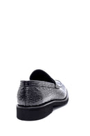 Men's Leather Crocodile Pattern Classic Loafer | Derimod Men's Leather Crocodile Pattern Classic Loafer | Derimod