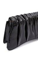 Women's Black Chain Strap Patent Leather Shoulder Bag | Derimod Women's Black Chain Strap Patent Leather Shoulder Bag | Derimod