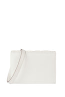 Geox Kadın Beyaz Veriana Deri Omuz Çantası | Derimod Geox Kadın Beyaz Veriana Deri Omuz Çantası | Derimod