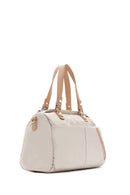 Woman Cream Long Strap Shoulder Bag | Derimod Woman Cream Long Strap Shoulder Bag | Derimod