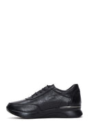 Women's Black Leather Casual Sneaker | Derimod Women's Black Leather Casual Sneaker | Derimod