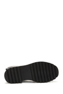 Women's Black Zippered Leather Boots | Derimod Women's Black Zippered Leather Boots | Derimod
