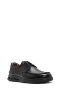 Men's Black Lace-up Leather Casual Shoes | Derimod Men's Black Lace-up Leather Casual Shoes | Derimod