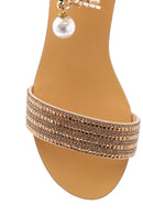 Women's Leather Accessory Detailed Sandals | Derimod Women's Leather Accessory Detailed Sandals | Derimod