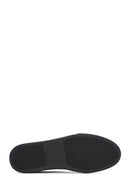 Erkek Siyah Bağcıklı Deri Sneaker | Derimod Erkek Siyah Bağcıklı Deri Sneaker | Derimod