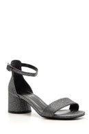 Kadın Gümüş Topuklu Ayakkabı | Derimod Kadın Gümüş Topuklu Ayakkabı | Derimod