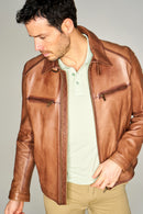 Matteo Erkek Deri Ceket | Derimod Matteo Erkek Deri Ceket | Derimod