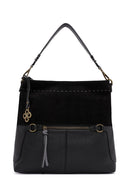 Kadın Siyah Uzun Askılı Omuz Çantası | Derimod Kadın Siyah Uzun Askılı Omuz Çantası | Derimod