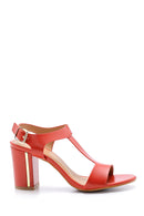 Women's Thick Heeled Sandals | Derimod Women's Thick Heeled Sandals | Derimod