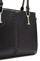 Kadın Siyah Uzun Askılı Kol Çantası | Derimod Kadın Siyah Uzun Askılı Kol Çantası | Derimod