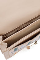 Kadın Pudra Uzun Askılı Baskılı El Çantası | Derimod Kadın Pudra Uzun Askılı Baskılı El Çantası | Derimod