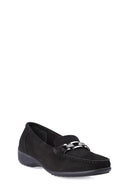 Buckle Suede Women's Loafer | Derimod Buckle Suede Women's Loafer | Derimod