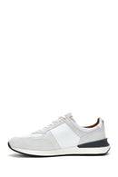 Erkek Gri Süet Deri Sneaker | Derimod Erkek Gri Süet Deri Sneaker | Derimod
