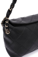 Kadın Siyah Baskılı Omuz Çantası | Derimod Kadın Siyah Baskılı Omuz Çantası | Derimod