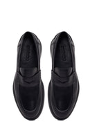 Erkek Siyah Deri Casual Loafer | Derimod Erkek Siyah Deri Casual Loafer | Derimod