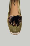 Kadın Hasır Detaylı Espadril Ayakkabı | Derimod Kadın Hasır Detaylı Espadril Ayakkabı | Derimod