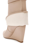 Kadın Bej Dolgu Topuklu Bot | Derimod Kadın Bej Dolgu Topuklu Bot | Derimod