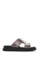 Women's Anthracite Thick Sole Metallic Leather Slippers
| Derimod
Women's Anthracite Thick Sole Metallic Leather Slippers
| Derimod